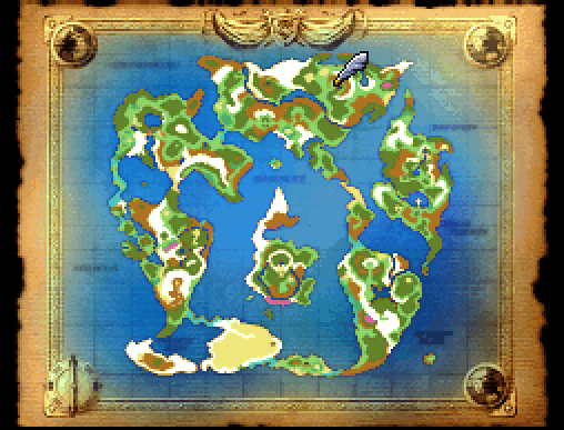 Dragon Quest V DS World Map
